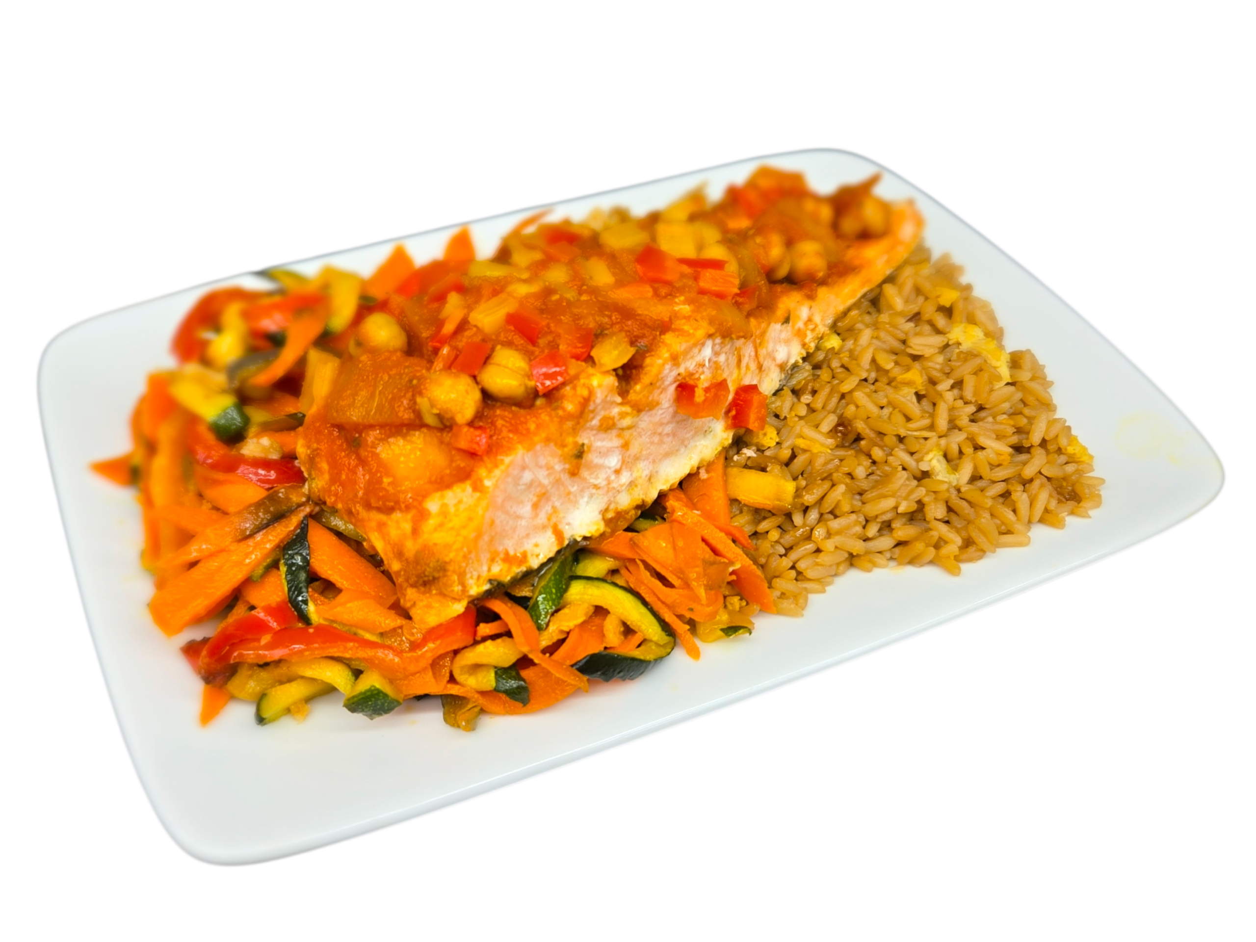 Baked Salmon Plate
