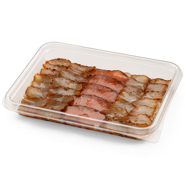 Cured Turbot & Salmon Mini Platter